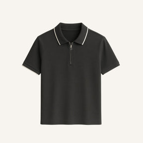 Camisa Polo com Zíper Old Money Manttan