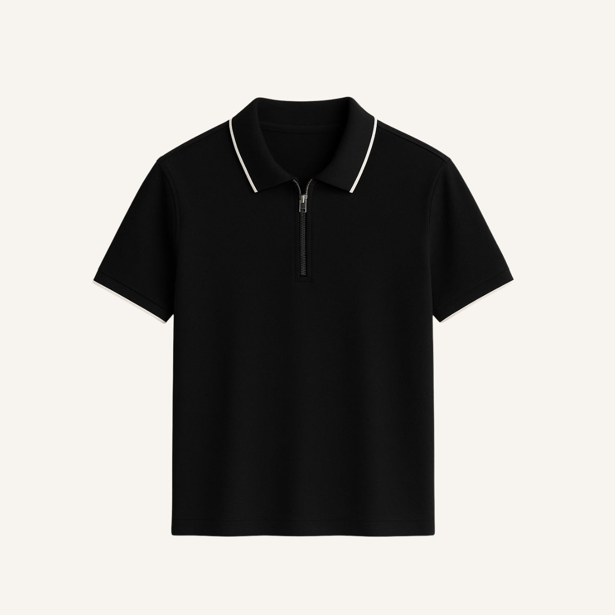 Camisa Polo com Zíper Old Money Manttan