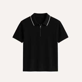 Camisa Polo com Zíper Old Money Manttan