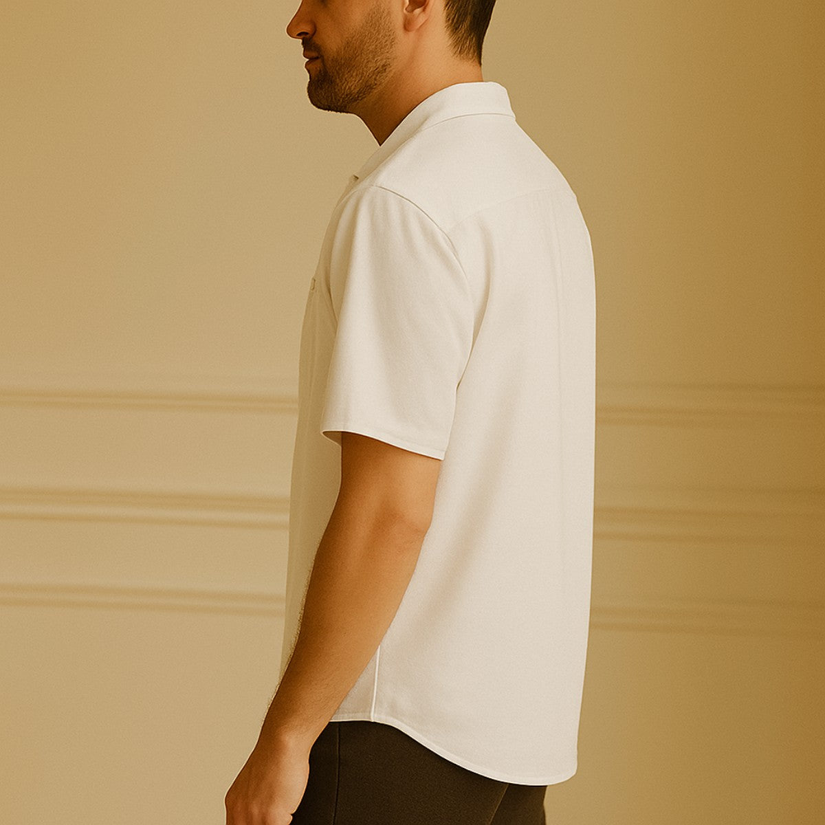 Camisa Polo de Linho Casablanca