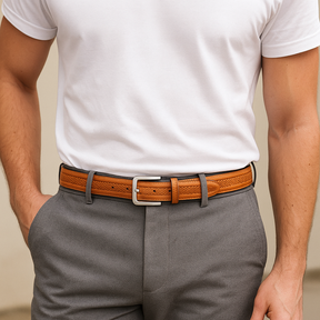 Cinto de Couro Masculino Monarch Civano