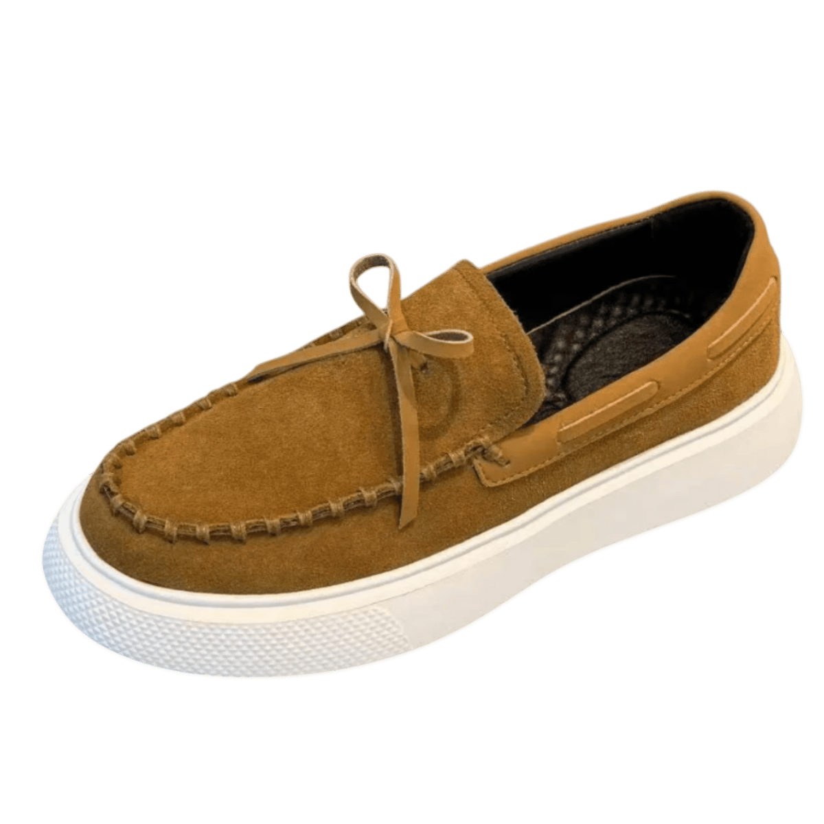 Mocassim Masculino de Couro Respirável – Slip-On Confortável para Estilo Casual Todos os Dias