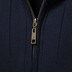 Suéter Masculino Gola Alta com Zíper Verri