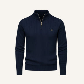 Suéter Masculino Gola Alta com Zíper Verri