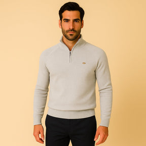 Suéter Masculino Meio Zíper Pesson Signature
