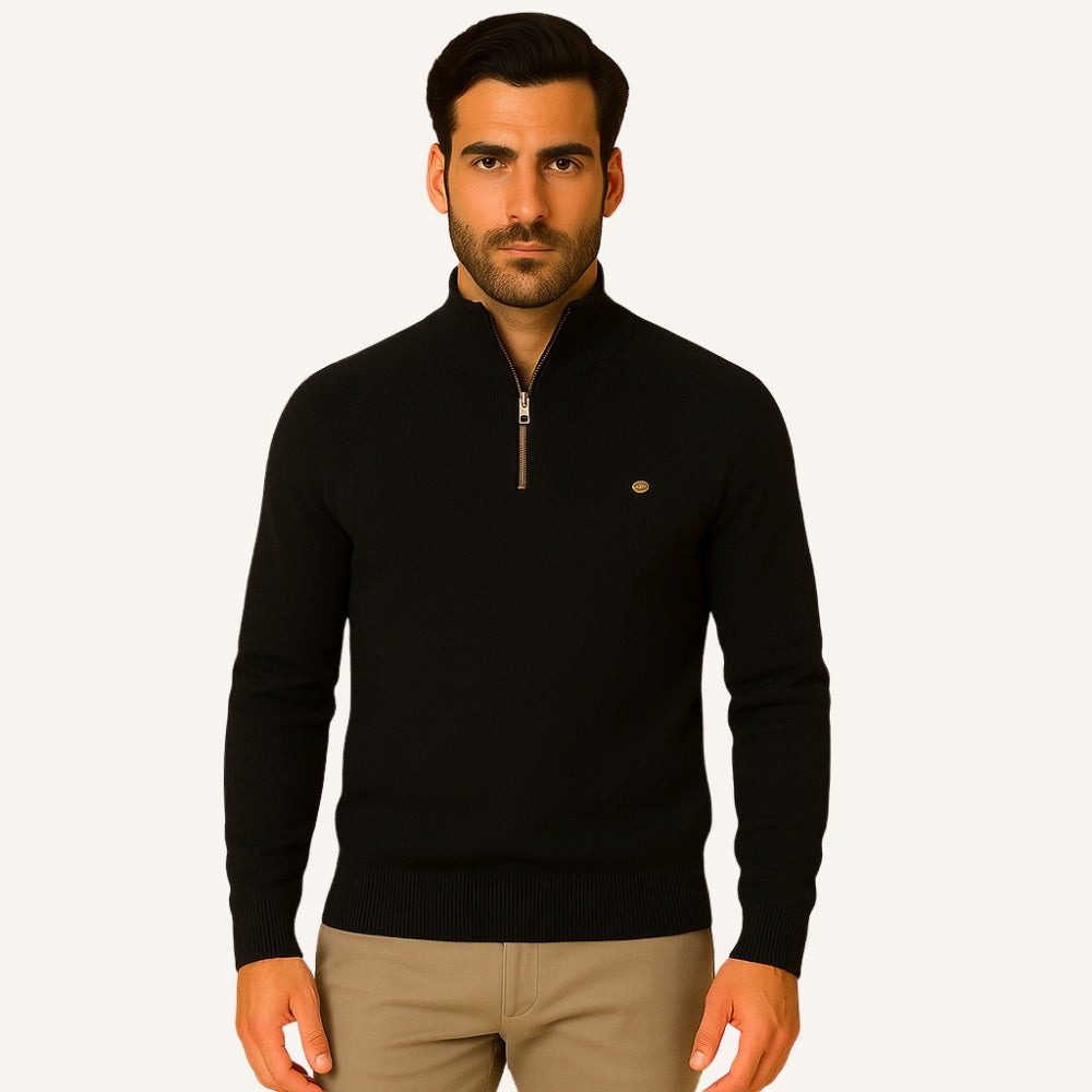 Suéter Masculino Meio Zíper Pesson Signature