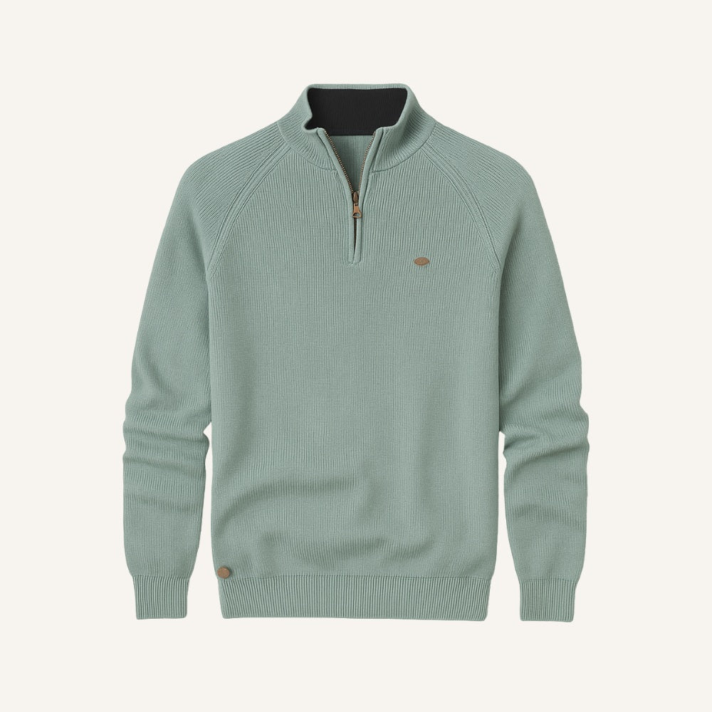 Suéter Masculino Meio Zíper Pesson Signature
